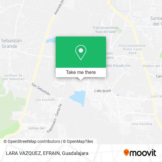 LARA VAZQUEZ, EFRAIN map