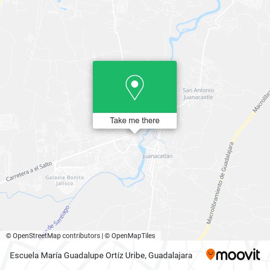 Mapa de Escuela María Guadalupe Ortíz Uribe