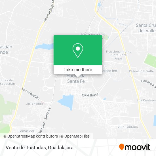 Mapa de Venta de Tostadas