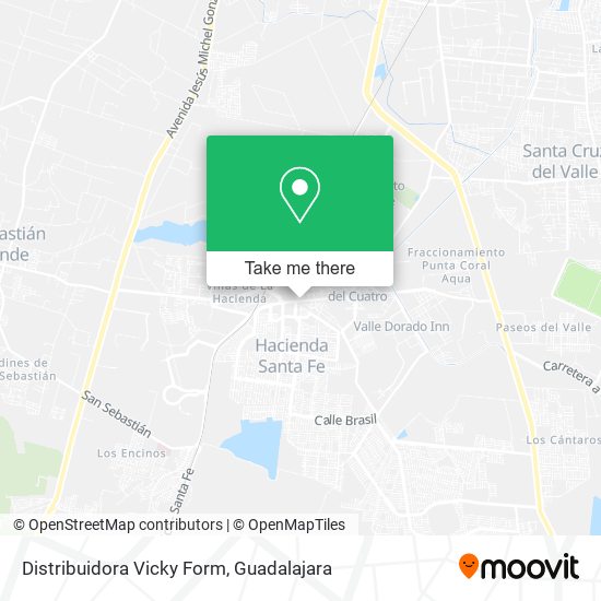 Distribuidora Vicky Form map