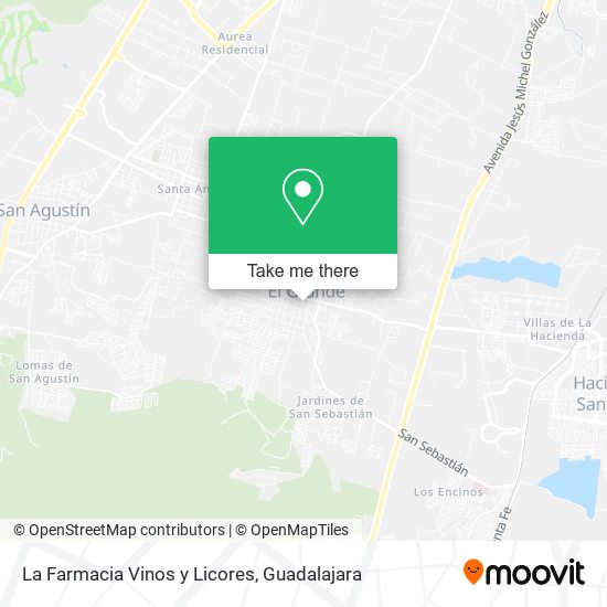 La Farmacia Vinos y Licores map