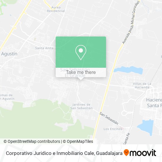 Corporativo Juridico e Inmobiliario Cale map