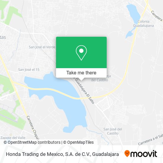 Honda Trading de Mexico, S.A. de C.V. map