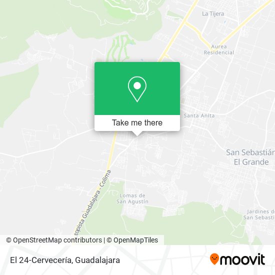 El 24-Cervecería map