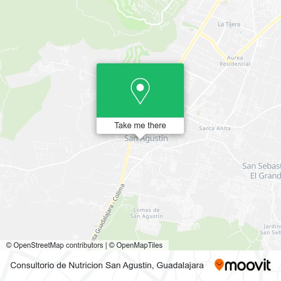 Consultorio de Nutricion San Agustin map
