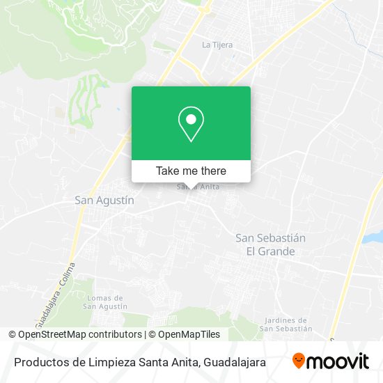 Mapa de Productos de Limpieza Santa Anita