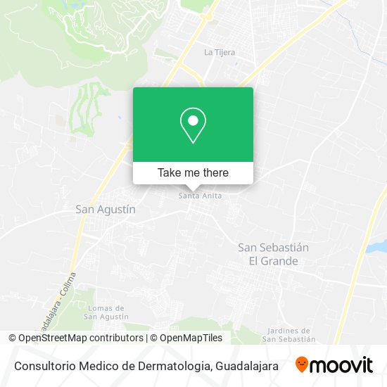 Consultorio Medico de Dermatologia map