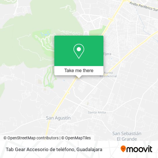 Mapa de Tab Gear Accesorio de teléfono