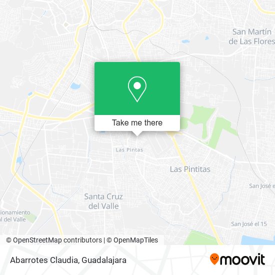 Abarrotes Claudia map