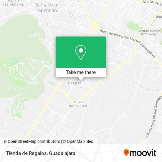 Mapa de Tienda de Regalos