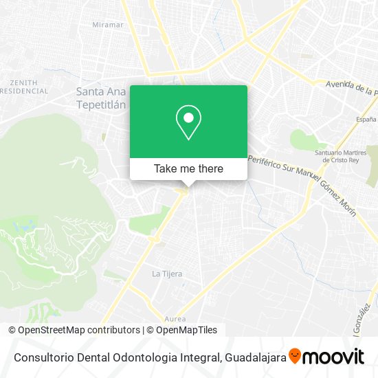 Mapa de Consultorio Dental Odontologia Integral