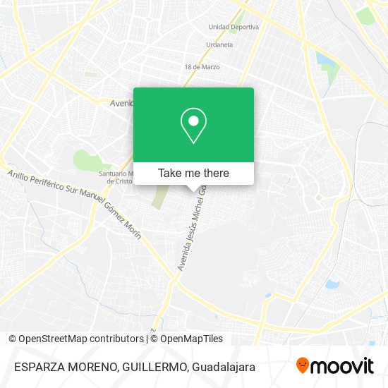 Mapa de ESPARZA MORENO, GUILLERMO