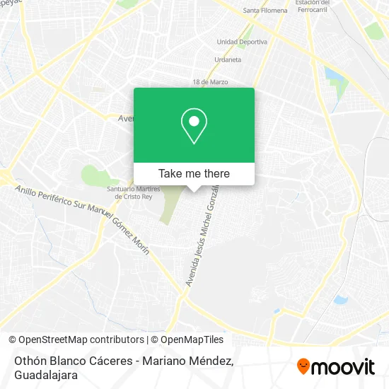 Othón Blanco Cáceres - Mariano Méndez map