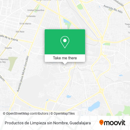 Productos de Limpieza sin Nombre map