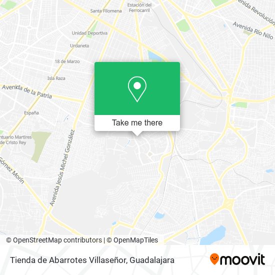 Tienda de Abarrotes Villaseñor map