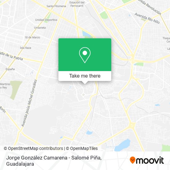 Jorge González Camarena - Salomé Piña map