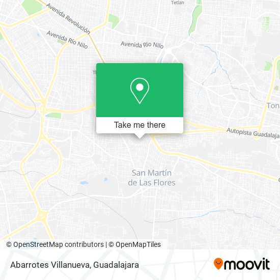 Mapa de Abarrotes Villanueva