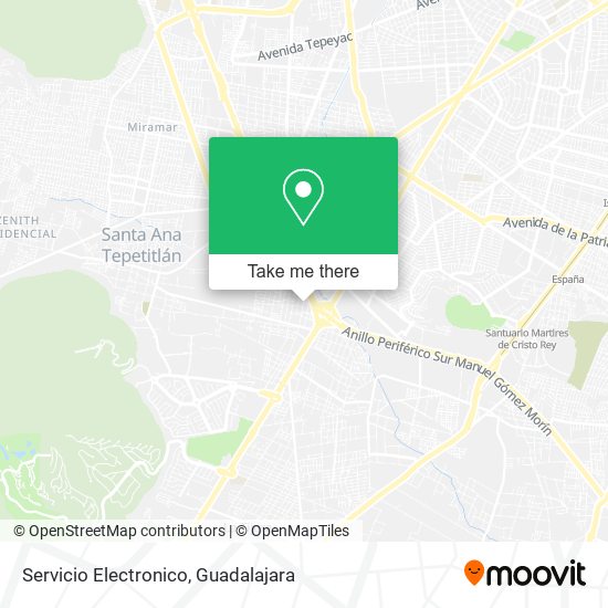 Servicio Electronico map