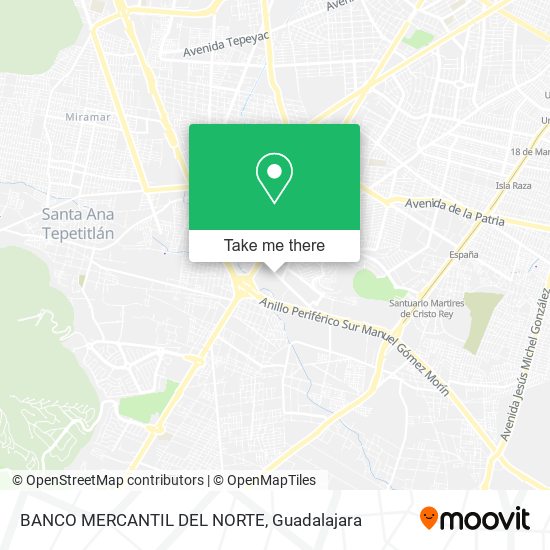 BANCO MERCANTIL DEL NORTE map