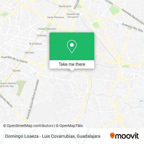 Mapa de Domingo Loaeza - Luis Covarrubias