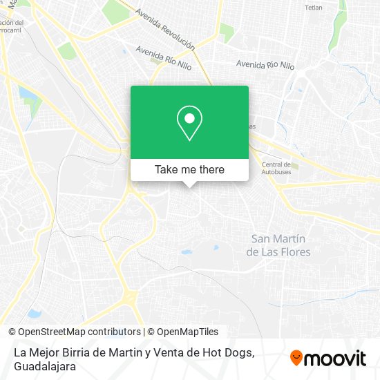 La Mejor Birria de Martin y Venta de Hot Dogs map