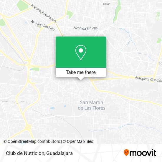 Club de Nutricion map