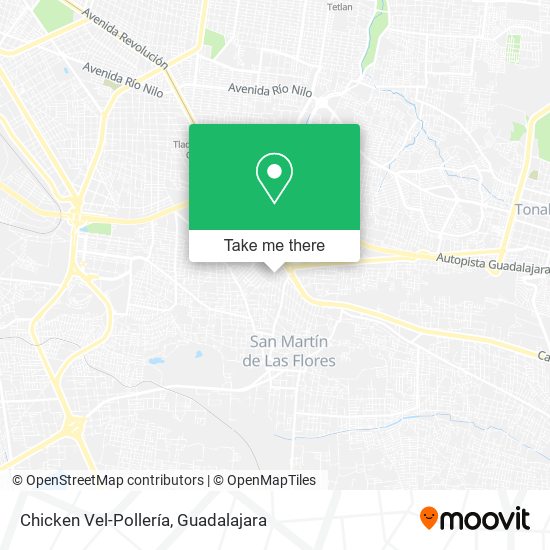 Mapa de Chicken Vel-Pollería