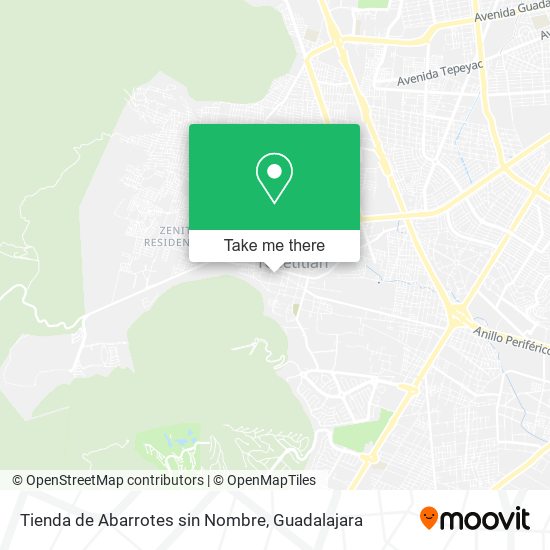 Mapa de Tienda de Abarrotes sin Nombre