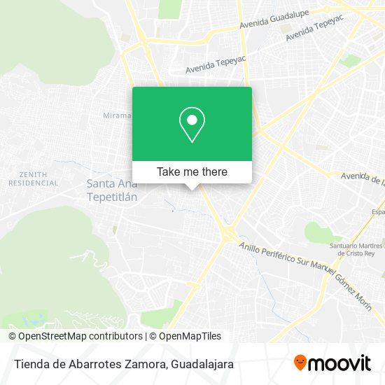Tienda de Abarrotes Zamora map