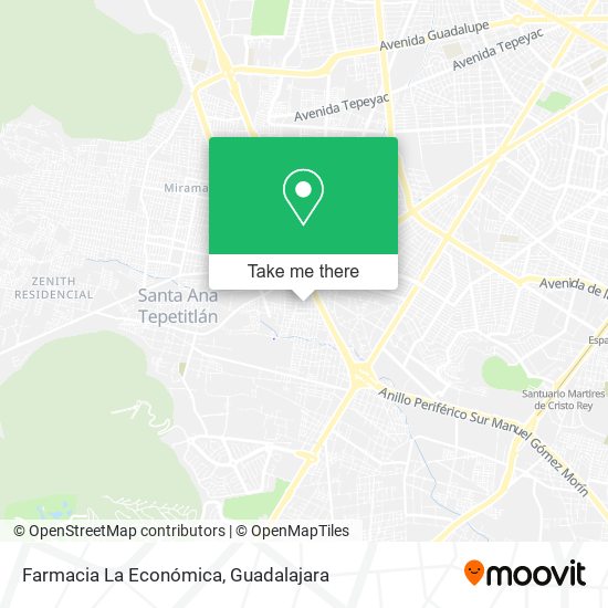 Farmacia La Económica map