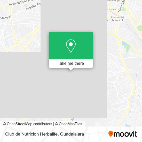 Mapa de Club de Nutricion Herbalife