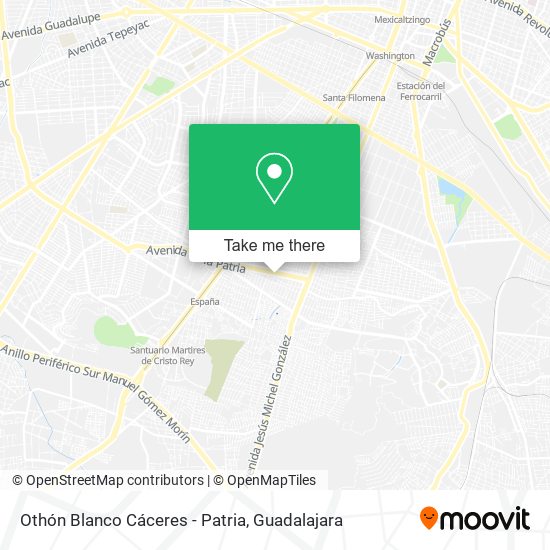 Othón Blanco Cáceres - Patria map
