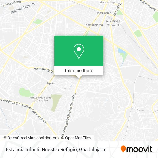 Estancia Infantil Nuestro Refugio map