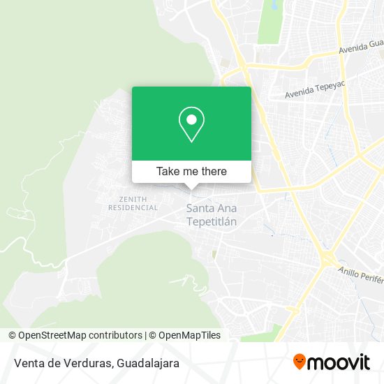 Venta de Verduras map