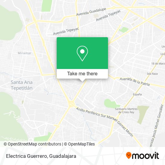 Electrica Guerrero map