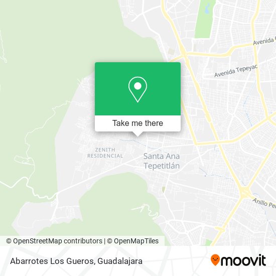 Abarrotes Los Gueros map