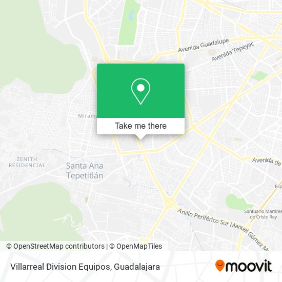 Villarreal Division Equipos map
