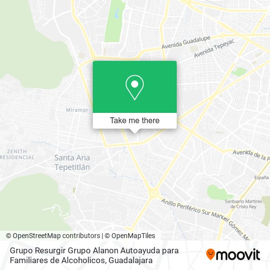 Grupo Resurgir Grupo Alanon Autoayuda para Familiares de Alcoholicos map
