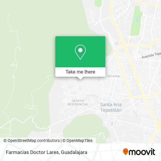 Farmacias Doctor Lares map