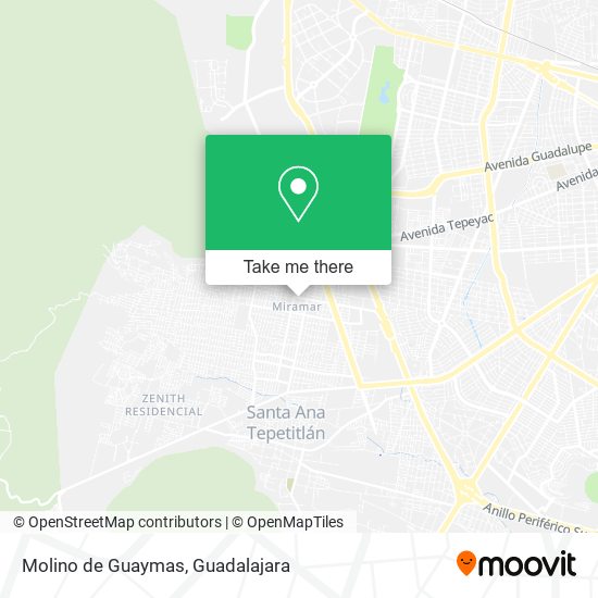 Molino de Guaymas map