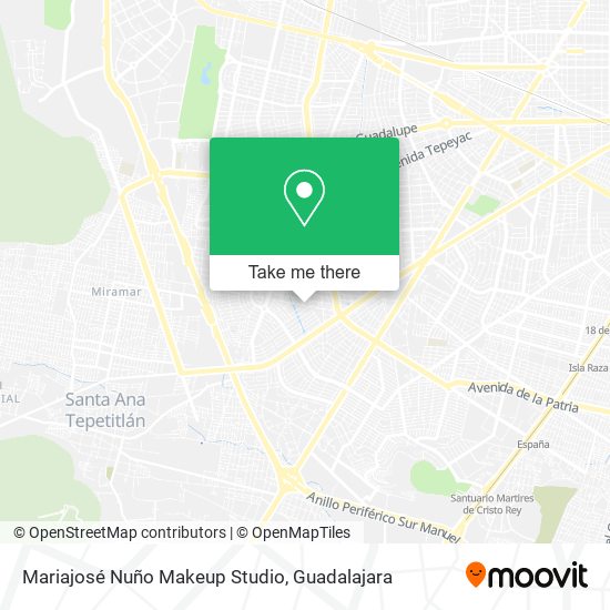 Mariajosé Nuño Makeup Studio map