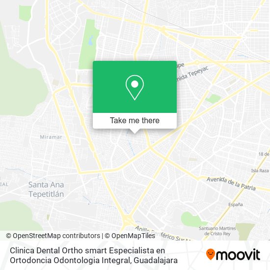 Clinica Dental Ortho smart Especialista en Ortodoncia Odontologia Integral map