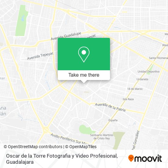 Mapa de Oscar de la Torre Fotografia y Video Profesional