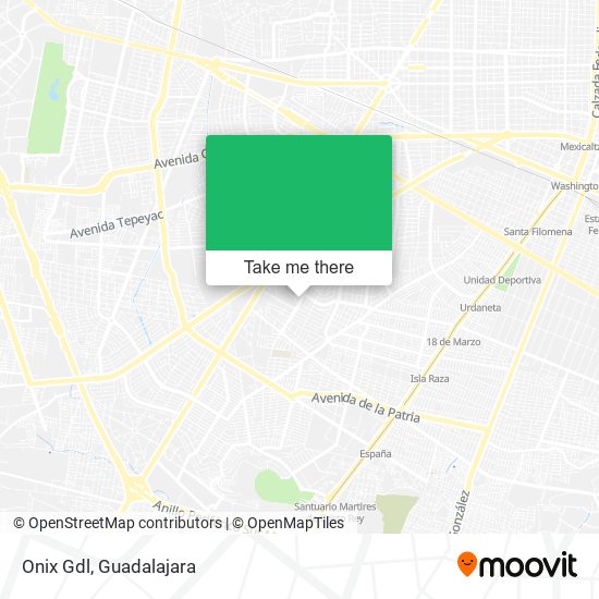 Onix Gdl map