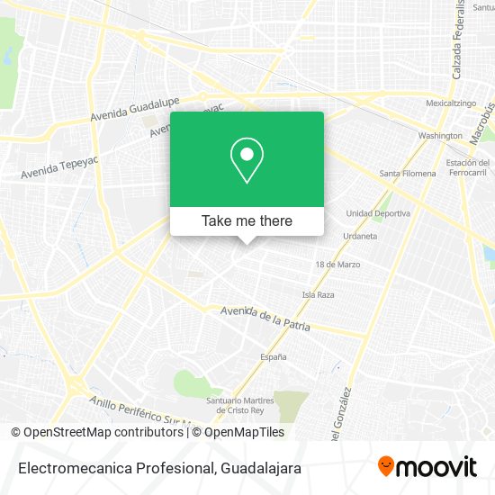 Mapa de Electromecanica Profesional