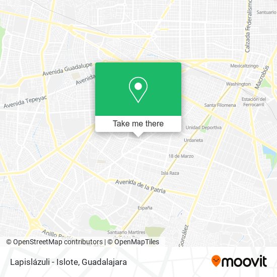 Lapislázuli - Islote map