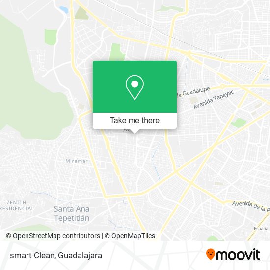 Mapa de smart Clean