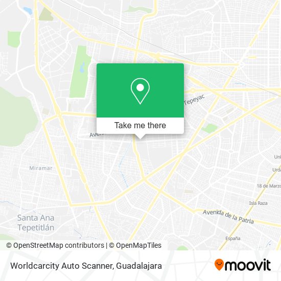 Worldcarcity Auto Scanner map