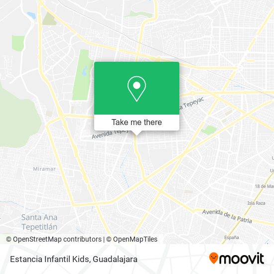 Estancia Infantil Kids map