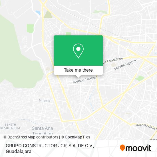 GRUPO CONSTRUCTOR JCR, S.A. DE C.V. map